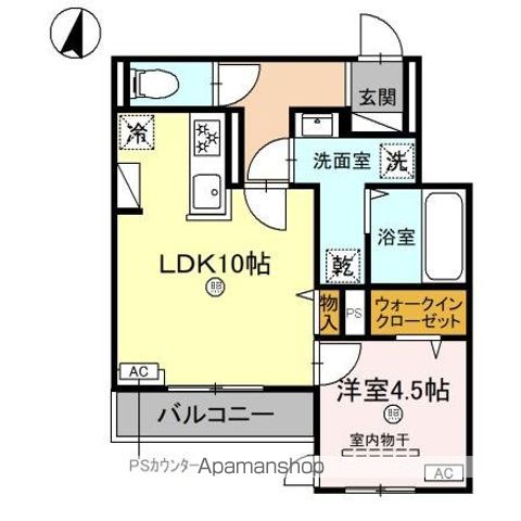 【ＣＬＡＳＨＩＳＴ城北公園の間取り】