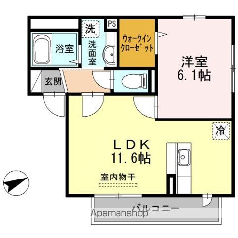 グリームパークの間取り写真