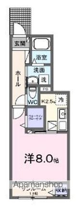 Ｏｎｅ　Ｔｈｏｕｓａｎｄ　Ⅰ[1K/33.2m2]の間取図