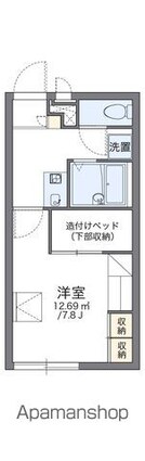 レオパレス吾妻[1K/21.81m2]の間取図