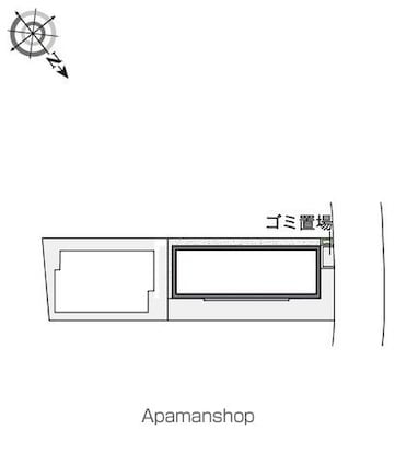 レオネクストＷＯＮＤＥＲ[1K/26.08m2]の配置図