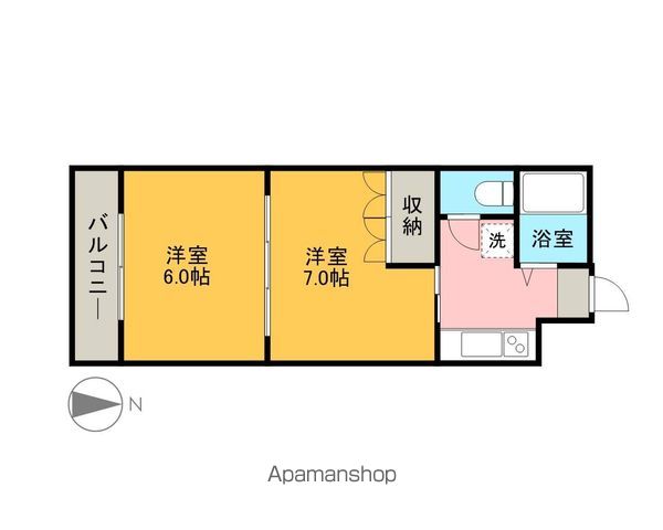 イーグルハイツ宮町の間取り写真
