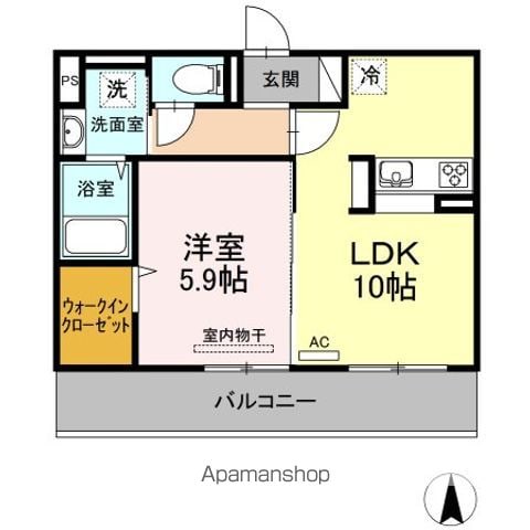 エミナール野間の間取り