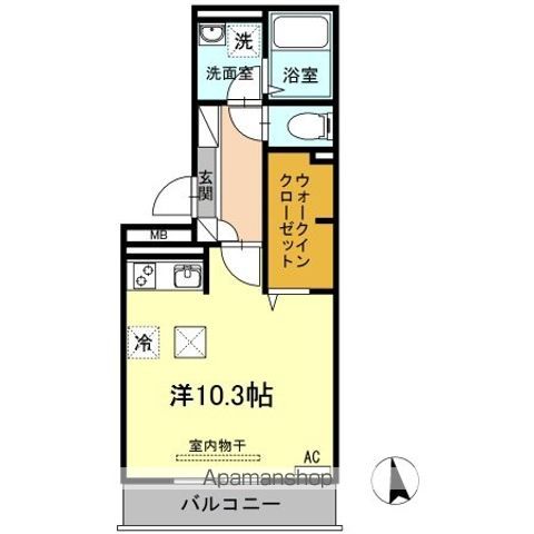 ウエスト ヴィレッジII A棟の間取り写真