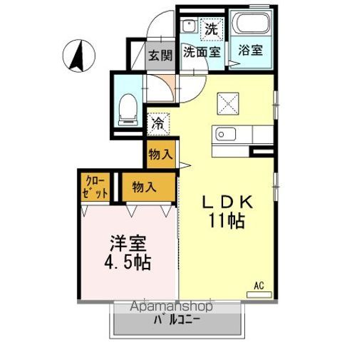 ヴィルヌーブ参番館の間取り