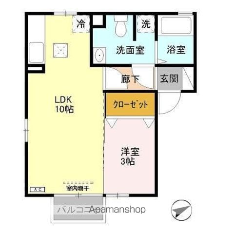 ピュアマインド Cの間取り写真
