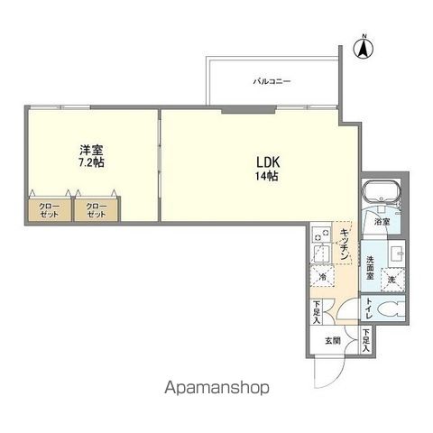 ウェルスクエア西宮北口の間取り写真
