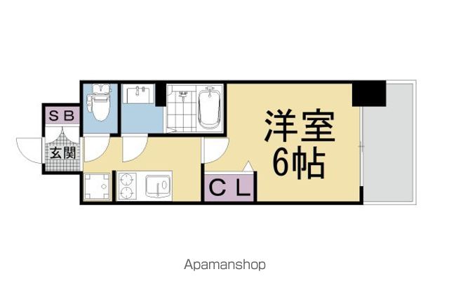 プレサンス THE KYOTO東福寺 EASTの間取り写真