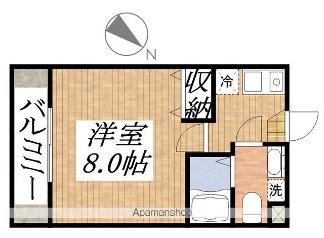 【立川市砂川町のマンションの間取り】