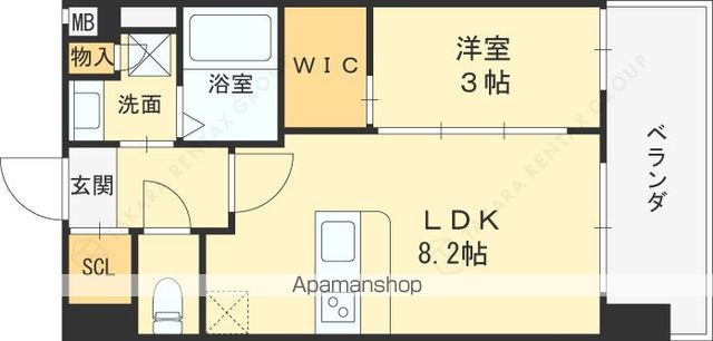 LUXE新大阪VIの間取り写真