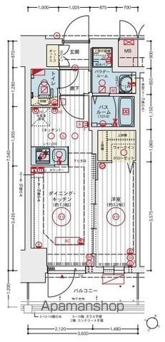エステムコート新大阪XVIIベイスの間取り写真