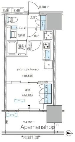 パークアクシス西大島コンフォートスクエアの間取り写真