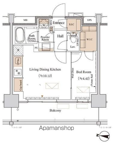 ブランシエスタ木場の間取り