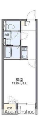 レオネクストクローバーガーデン[1K/26.09m2]の間取図