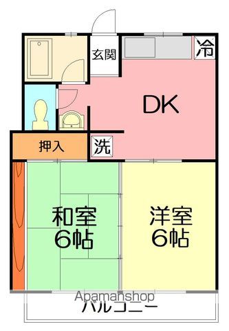 ライラックマンションの間取り写真