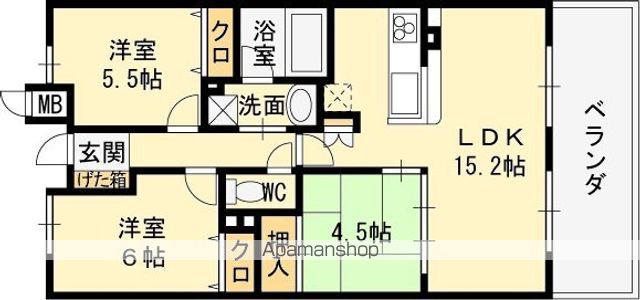 KDXレジデンス守口の間取り写真
