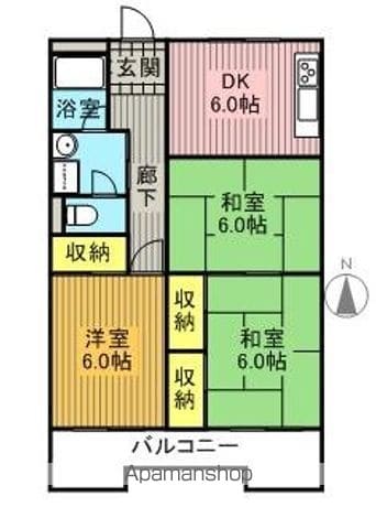 コーポ憩の間取り写真