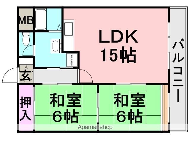 飛鳥グランドパレスの間取り写真