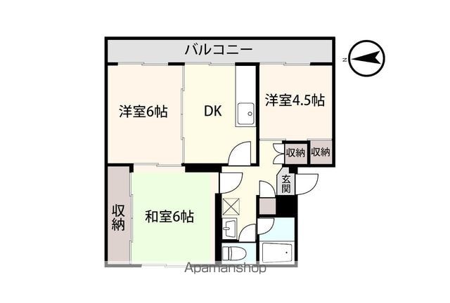 アシスト第5秋田マンションの間取り写真
