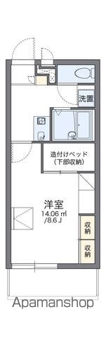 レオパレスエクレール福井の間取り写真