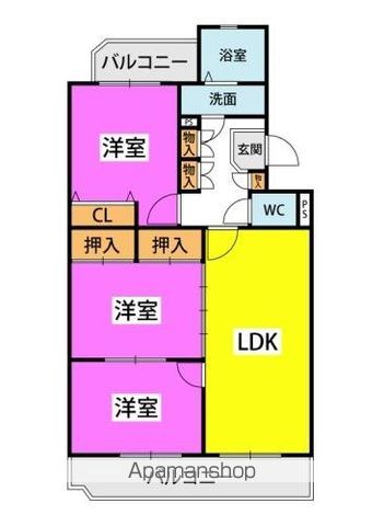 ルミナス城南の間取り