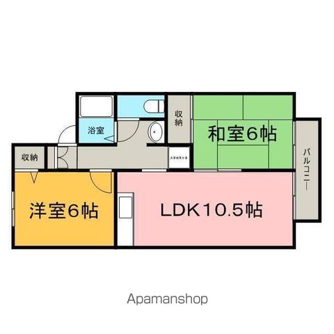 セジュール津ノ国の間取り写真