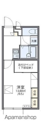 レオパレス良栄[1K/23.18m2]の間取図
