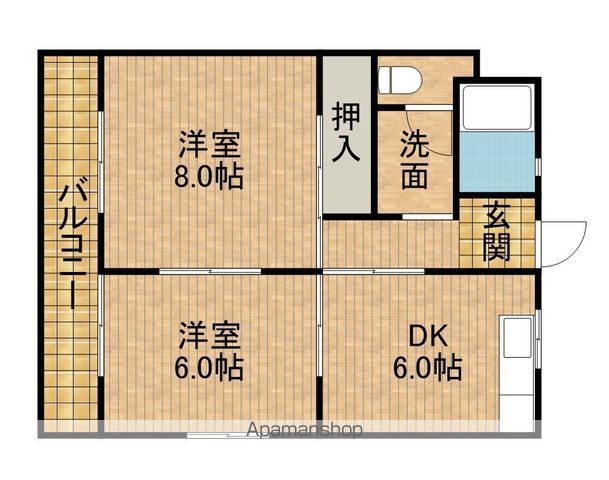 トラストマンションの間取り写真