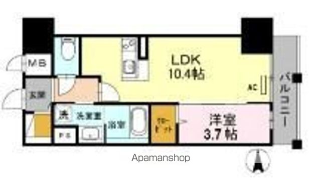 INOYA BLDG RESIDENCEの間取り写真