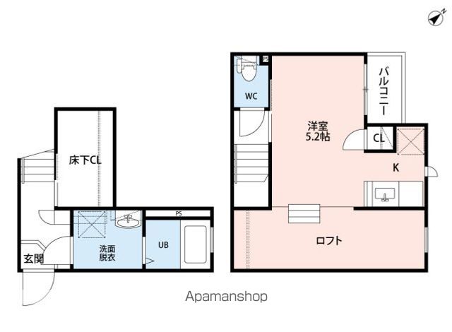 【ＣＢヴィレッタししぶ駅前の間取り】