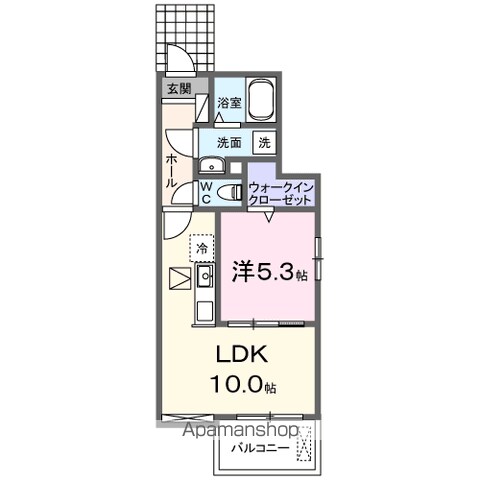 【オリュザＢの間取り】