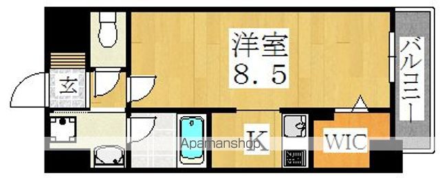 メゾン田中 平野の間取り写真