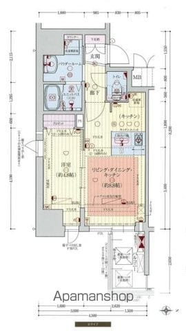 プレサンス北浜レガーロの間取り写真