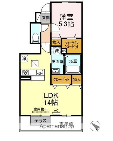 ウルス カンパーニュの間取り写真