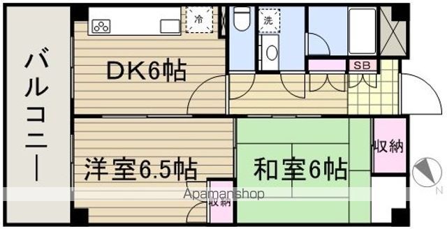 ルート立川の間取り写真