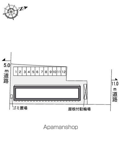 レオパレス城東 111 ｜ 山梨県甲府市城東５丁目4-6（賃貸アパート1K・1階・23.61㎡） その14