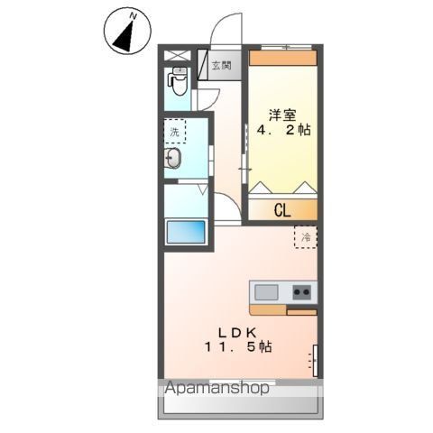 PALACIO西院の間取り写真