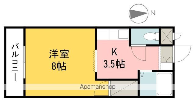 ハイツ紫の間取り写真