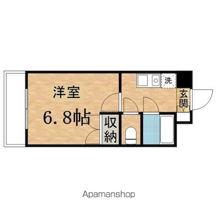 ジュンベリーマンション[1K/19.06m2]の間取図