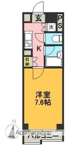 ルーブル明大前の間取り写真