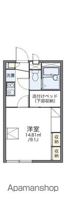 レオパレスグランドカメリア[1K/23.18m2]の間取図