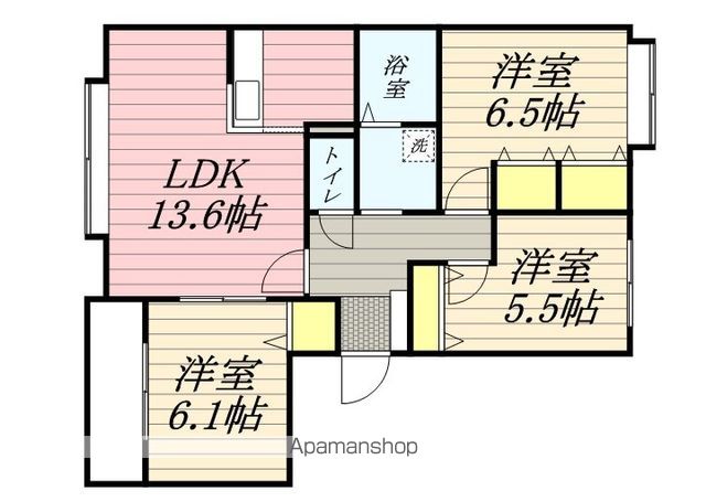 プレアデス篠路の間取り写真