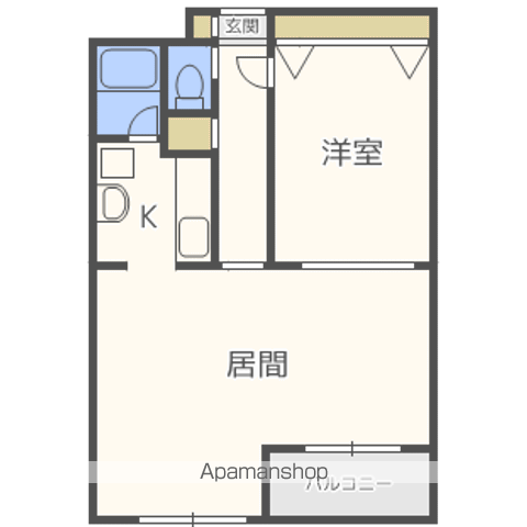 ホークメゾン札幌3号館の間取り写真
