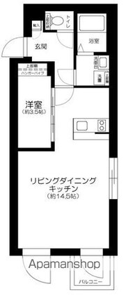 Ｌｅ　Ｎｉｄ　日本橋[1LDK/40.06m2]の間取図