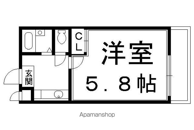 足立ハイツ北大路の間取り写真