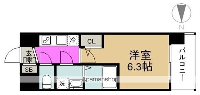 エスリードレジデンス大阪福島イーストの間取り写真