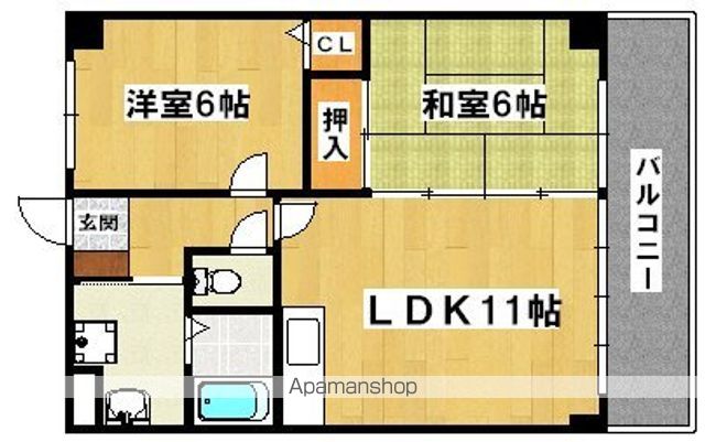 サンライズ三国ヶ丘の間取り写真