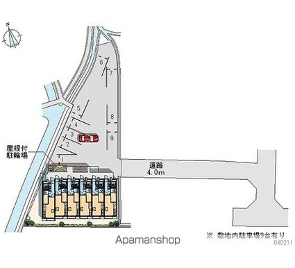 レオパレスこーぽ谷本Ⅱ[1K/22.35m2]の共用部2