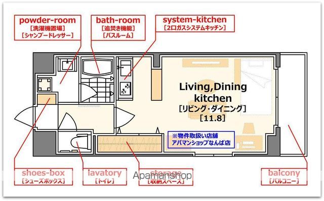 ブランクレール谷町の間取り写真