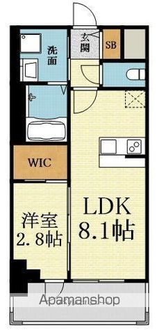 セレニテ江坂グランデの間取り写真